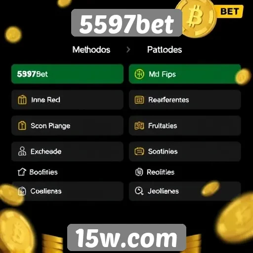 Métodos de pagamento disponíveis no 5597bet